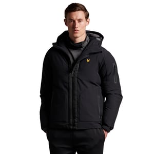 Lyle & Scott Zwarte Gewatteerde Jas