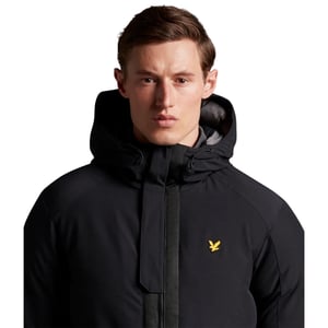 Lyle & Scott Zwarte Gewatteerde Jas