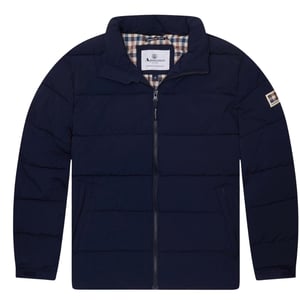 Aquascutum Active Sp Marinblå Mockneck Pufferjacka