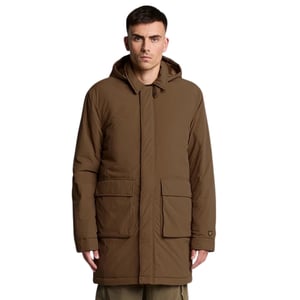 Lyle & Scott Brown Wadded Parka