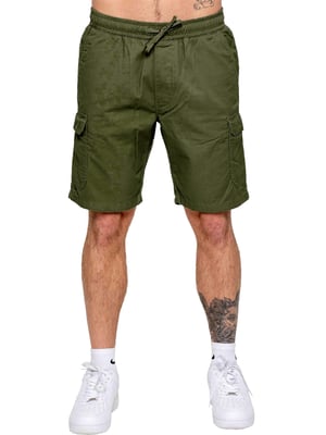 Kruze | 2 Pack Mens Cargo Shorts - KHAKI/STONE