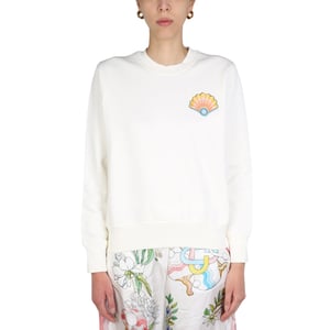 Casablanca Embroidered Shell Off-white Sweatshirts