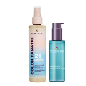 Pureology Strength Cure Serum 100ml & Color Fanatic Spray 200ml Duo
