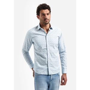 No Excess Heren overhemd 31450238 030 blue