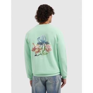 Pure Path 26010309 14 heren hoodie crewneck - trio of flowers