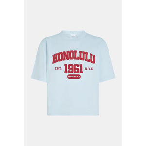 Penn & Ink S26f1814 568-334 penn en ink t-shirt print skyrider cardinal