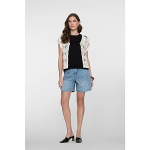 Geisha 61027-10 810 jeans shorts soft wash blue denim soft wash