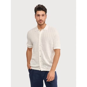 Blue Industry Het gebreide korte mouw overhemd |
