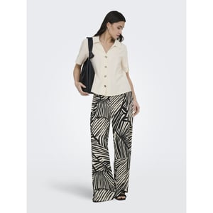 Jacqueline de Yong Jdydebbie new loose pant jrs dia ecru dessin