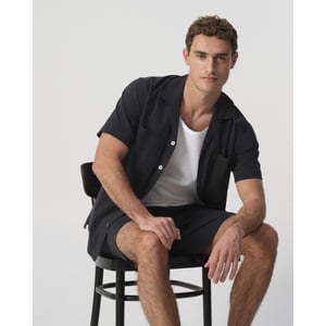 J.C. Rags Casual overhemd donker