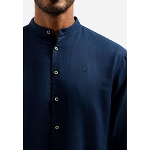 No Excess Shirt with linen granddad night