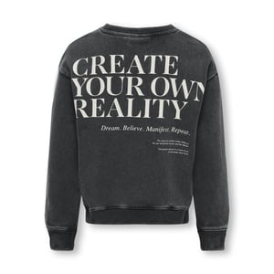 Only Kognelly ls oneck sweater antraciet