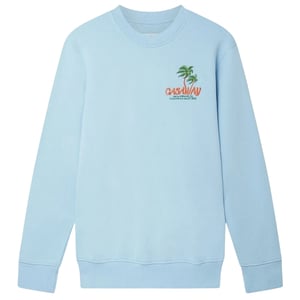 Casablanca Geborduurde Coachella Valley Blauwe Sweatshirts