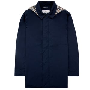 Aquascutum Active Packable Trench Navy Blue Jacket