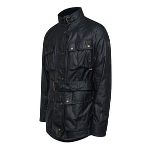Women's Belstaff Waxed Cotton Trialmaster Jacket in Navy