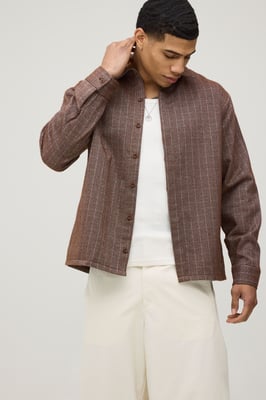 Oversized Check Overshirt