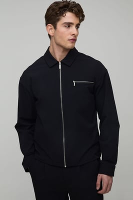 Regular Technical Zip Pocket Overshirt