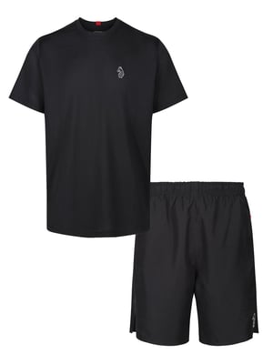 Luke 1977 Men;'s Twenty Four Seven T-Shirt and Short Set in Black