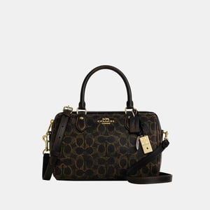 Rowan Satchel Bag In Loved Signature Canvas With Charms