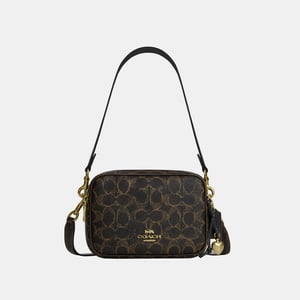 Mini Carey Crossbody Bag In Loved Signature Canvas