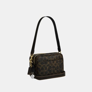 Mini Carey Crossbody Bag In Loved Signature Canvas