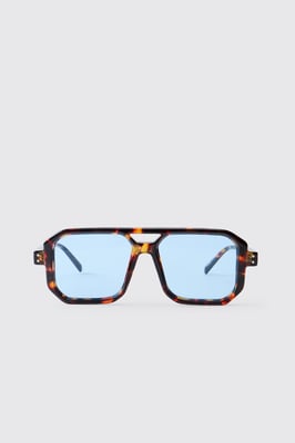 Plastic Square Aviator Sunglasses