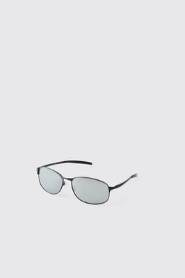Metal Rectangle Sunglasses