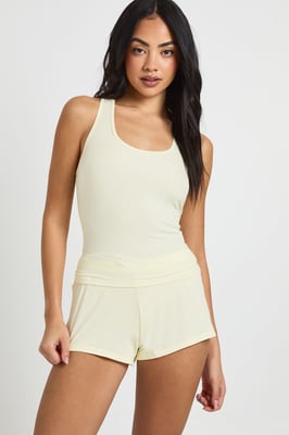 Soft Rib Vest & Shorts Pyjama Set