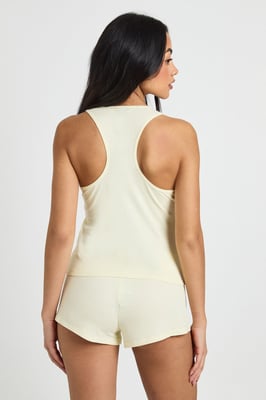 Soft Rib Vest & Shorts Pyjama Set