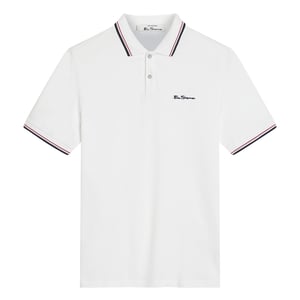 Ben Sherman Heren Signature Pique Polo Shirt (Wit)