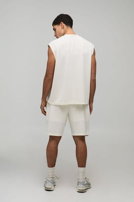Regular Fit Waffle Shorts