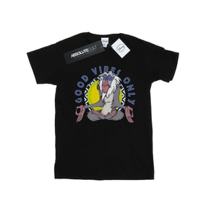 Disney Heren The Lion King Rafiki Alleen Goed Vibes T-shirt (Zwart)