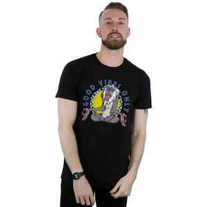 Disney Heren The Lion King Rafiki Alleen Goed Vibes T-shirt (Zwart)