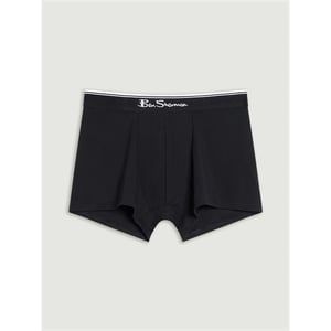Ben Sherman Heren Mod Signature Strepen Boxer Shorts (Verpakking van 3) (Zwart)