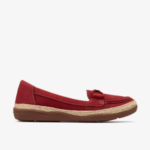 Elaina Milly Red Nubuck Shoes