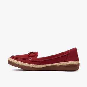 Elaina Milly Red Nubuck Shoes