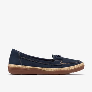 Elaina Milly Navy Nubuck Shoes