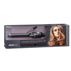 Babyliss Pro Ceramic Dial-a-heat Tong - 24mm