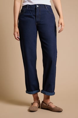 Boyfriends Ankle Grazer Fold Up Jeans