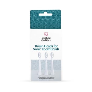 Spotlight Oral Care Sonic Head Replacements -white