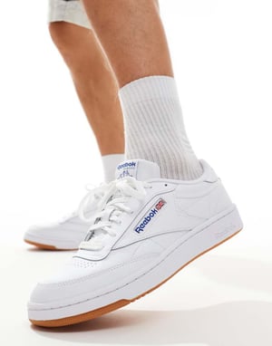 Reebok Club C 85-skor i vitt och blått