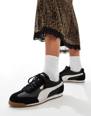 Puma Arizona nylon sneakers i svart