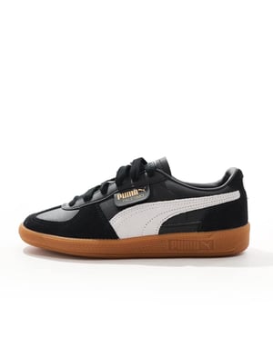 Puma Palermo läder sneakers i svart