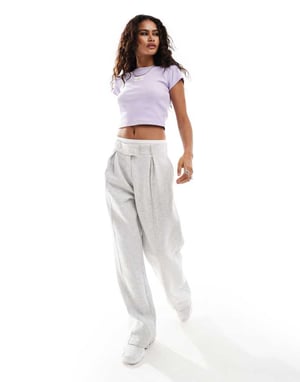 Calvin Klein Jeans ribbad babytröja i lila