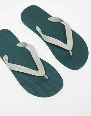 Tommy Jeans strandtofflor i grön