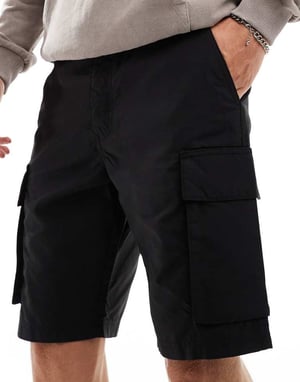 Franska Förbindelser teknik cargo shorts i svart