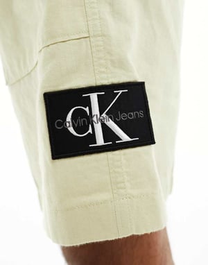 Calvin Klein Jeans linnebyxor i grönt