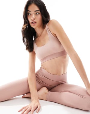 Sloggi Ever Infused crop top-set i mauve