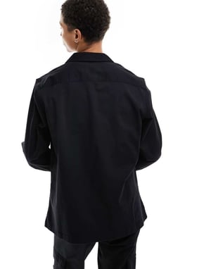 Calvin Klein Jeans logotyp funktionell skjorta i svart