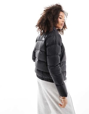 The North Face Hyalite logotryckt puffjacka i svart